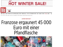 Bild zum Artikel: Automat manipuliert - Franzose ergaunert 45 000 Euro Pfand