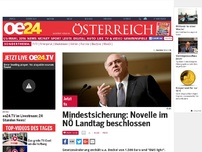 Bild zum Artikel: Mindestsicherung: Novelle im NÖ Landtag beschlossen