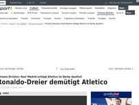 Bild zum Artikel: Ronaldo-Dreier demütigt Atletico