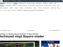 Bild zum Artikel: Dortmund ringt Bayern nieder