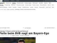 Bild zum Artikel: Bundesliga: FC Bayern verliert bei Borussia Dortmund
