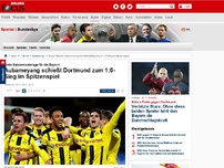 Bild zum Artikel: Erste Saisonniederlage für die Bayern - Aubameyang schießt Dortmund zum 1:0-Sieg im Spitzenspiel