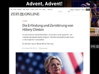 Bild zum Artikel: US-Politik: Die Erfindung und Zerstörung von Hillary Clinton