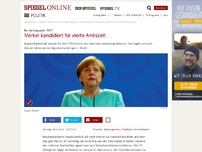 Bild zum Artikel: Bundestagswahl 2017: Merkel kandidiert für vierte Amtszeit