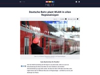 Bild zum Artikel: Deutsche Bahn plant WLAN in allen Regionalzügen