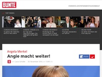 Bild zum Artikel: Angela Merkel: Angie macht's nochmal!