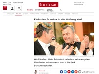 Bild zum Artikel: Zieht der Schmiss in die Hofburg ein?