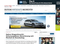 Bild zum Artikel: Sahra Wagenknecht: Schonungslose Abrechnung mit Merkel im Bundestag