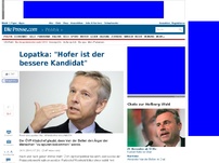 Bild zum Artikel: Lopatka: 'Hofer ist der bessere Kandidat'