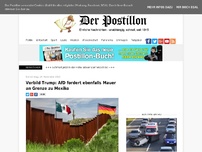 Bild zum Artikel: Vorbild Trump: AfD fordert ebenfalls Mauer an Grenze zu Mexiko