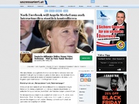 Bild zum Artikel: Nach Facebook will Angela Merkel nun auch Internetmedien staatlich kontrollieren