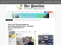 Bild zum Artikel: Immer mehr Menschen geben als Informationsquelle Nummer 1 'Mario Barth' an