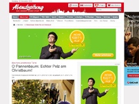 Bild zum Artikel: Münchens umstrittenste Tanne: O Pannenbaum: Echter Pelz am Christbaum!
