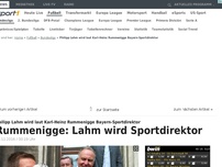 Bild zum Artikel: Rummenigge kündigt an: Lahm wird Sportdirektor