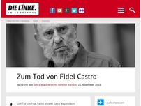 Bild zum Artikel: Zum Tod von Fidel Castro