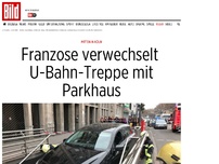 Bild zum Artikel: Mitten in Köln - Franzose verwechselt U-Bahn mit Parkhaus