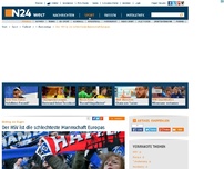 Bild zum Artikel: Abstieg vor Augen - 
Der HSV ist die schlechteste Mannschaft Europas
