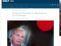 Bild zum Artikel: Baden-Württemberg: Drastische CDU-Pläne zur Abschiebung von Flüchtlingen