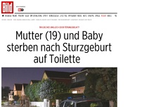Bild zum Artikel: Unglück oder Verbrechen? - Mutter (18) und Baby tot nach Geburt auf Toilette  