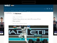 Bild zum Artikel: Formel 1: Steht Hamilton vor dem Rauswurf bei Mercedes?