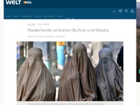 Bild zum Artikel: Neues Gesetz: Niederlande verbieten Burkas und Nikabs