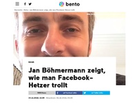Bild zum Artikel: Jan Böhmermann zeigt, wie man Facebook-Hetzer trollt