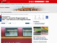 Bild zum Artikel: Fahndung bei Nürnberg - Ersthelfer versuchen Zugpassagier zu retten - und infizieren sich möglicherweise