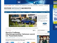 Bild zum Artikel: Mord in Freiburg: Oberbürgermeister Salomon warnt vor Pauschalurteilen