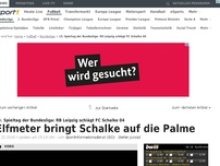 Bild zum Artikel: Elfmeter-Geschenk leitet Leipzigs Sieg ein