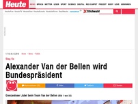 Bild zum Artikel: Sieg praktisch fix: Alexander Van der Bellen wird Bundespräsident