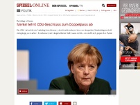 Bild zum Artikel: Parteitag in Essen: Merkel lehnt CDU-Beschluss zum Doppelpass ab