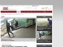 Bild zum Artikel: Öffentliche Fahndung: Polizei veröffentlicht 'Treppentreter'-Video