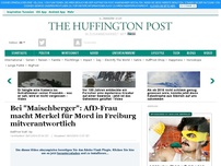 Bild zum Artikel: Bei 'Maischberger': AfD-Frau macht Merkel für Mord in Freiburg mitverantwortlich