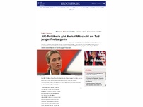 Bild zum Artikel: AfD-Politikerin gibt Merkel Mitschuld am Tod junger Freiburgerin