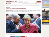 Bild zum Artikel: ARD-Umfrage: Schulz ist jetzt so beliebt wie Merkel
