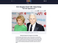Bild zum Artikel: 'Ich bin Spartacus!': Kirk Douglas wird 100 Jahre alt