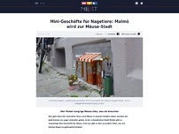 Bild zum Artikel: Mini-Geschäfte für Nagetiere: Malmö wird zur Mäuse-Stadt