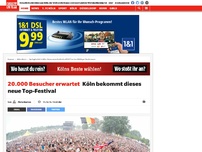 Bild zum Artikel: 20.000 Besucher erwartet: Köln bekommt dieses neue Top-Festival