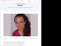 Bild zum Artikel: Vermisst wird die 12-jährige Franziska Schneider
