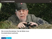 Bild zum Artikel: War nie beim Bundesheer: Van der Bellen muss Grundwehrdienst nachholen