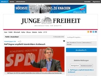 Bild zum Artikel: Ralf Stegner empfiehlt Islamkritikern Arztbesuch