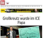 Bild zum Artikel: Baby da! - Großkreutz wurde im ICE Papa