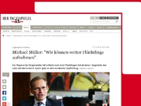 Bild zum Artikel: Michael Müller: 'Wir können weiter Flüchtlinge aufnehmen'