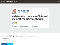 Bild zum Artikel: Rührend: 47-jähriger Mann glaubt immer noch ans Christkind