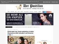 Bild zum Artikel: Modernisierung: Kinderspielplätze erhalten Playstations statt Schaukeln und Rutschen