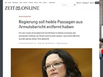 Bild zum Artikel: Soziale Ungleichheit: Regierung soll heikle Passagen aus Armutsbericht entfernt haben