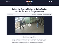 Bild zum Artikel: In Berlin: Mutmaßlicher U-Bahn-Treter von Berlin wurde festgenommen