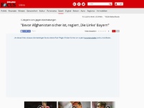 Bild zum Artikel: FC-Bayern-Fans gegen Abschiebungen - ' Bevor Afghanistan sicher ist, regiert 'Die Linke' Bayern'