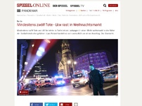 Bild zum Artikel: Berlin: Lkw rast in Weihnachtsmarkt - Polizei spricht von Anschlag