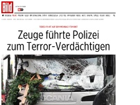 Bild zum Artikel: Todes-LKW in Berlin - Mutiger Zeuge führte Polizei zum Terror-Verdächtigen